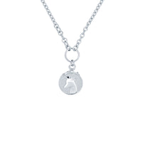 ted baker:: whippet small tag pendant silver