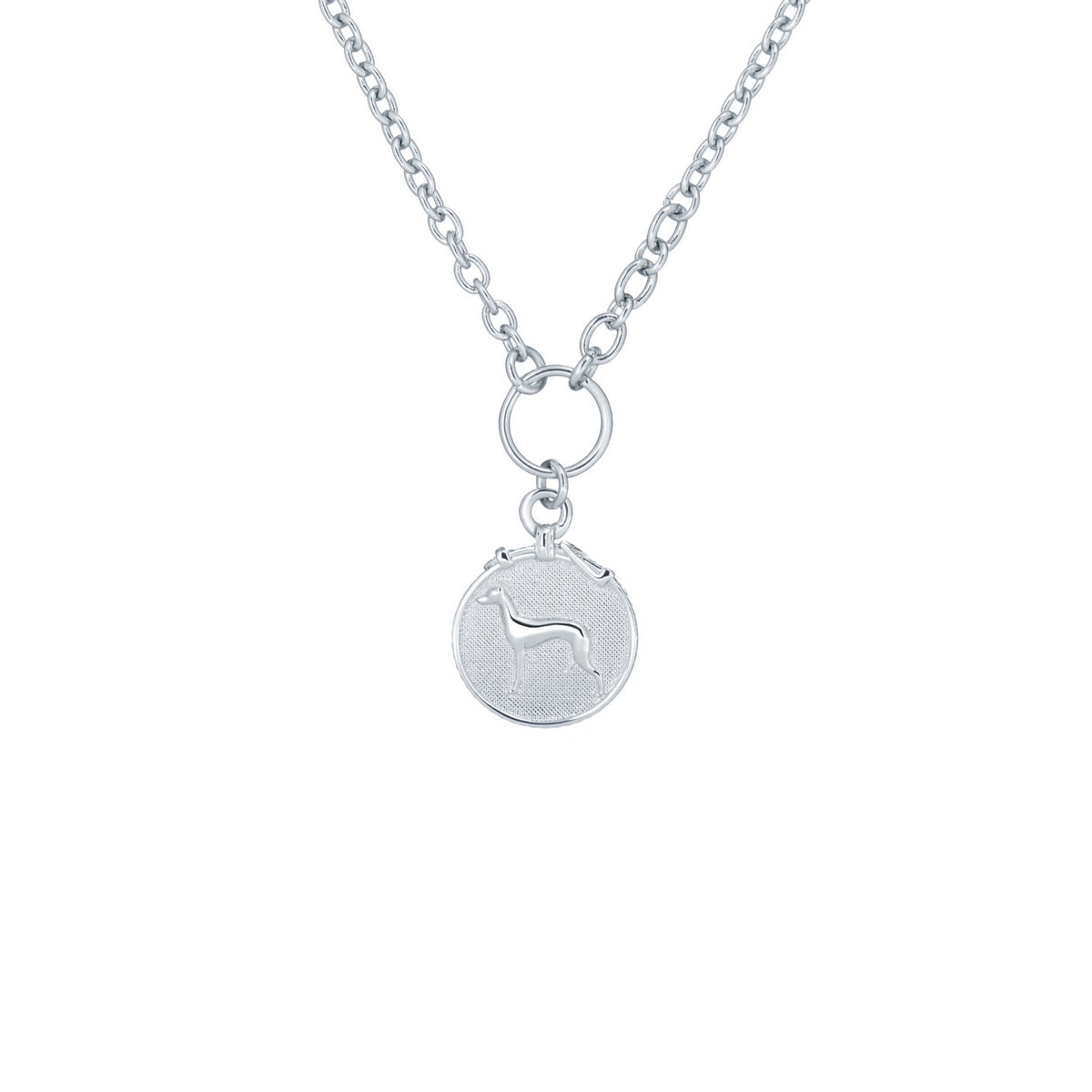 ted baker:: whippet small tag pendant silver