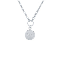 ted baker:: whippet small tag pendant silver
