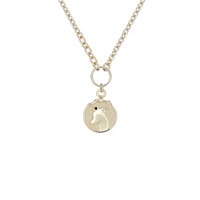 ted baker:: whippet small tag pendant gold