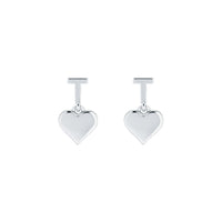 ted baker hati tee heart silver tone drop earring