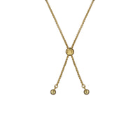 ted baker melrah: crystal adjustable tennis bracelet gold tone