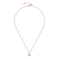 ted baker gemmarh gem button rose gold tone mother of pearl crystal pendant