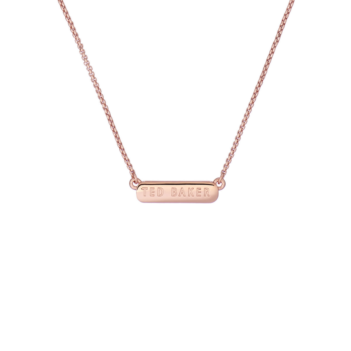 ted baker scarl sparkle bar rose gold tone pendant