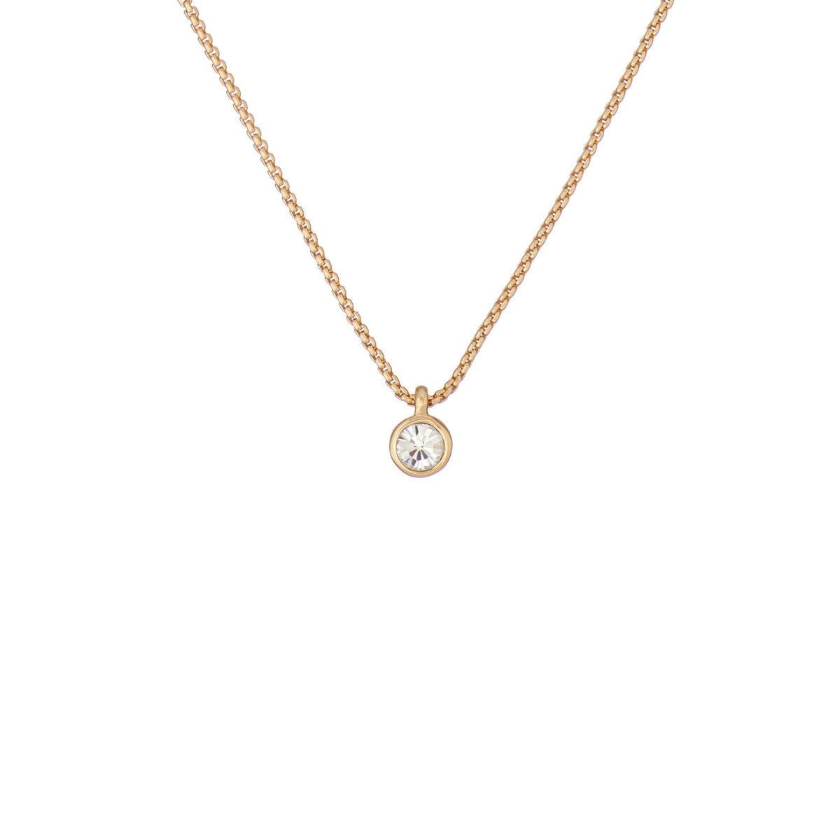 ted baker sininaa gold tone crystal pendant