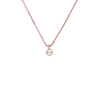 ted baker sininaa rose gold tone crystal pendant