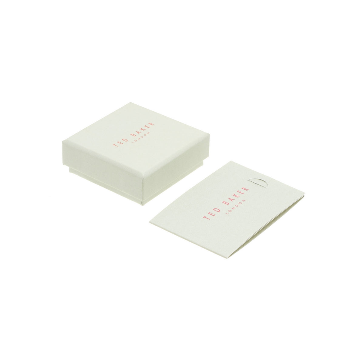ted bakerlouiee lucky horseshoe stud earring silver tone