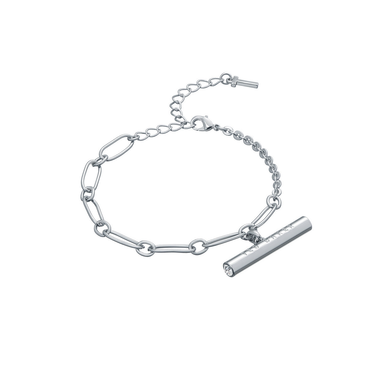 ted baker tharsa t-bar bracelet crystal silver