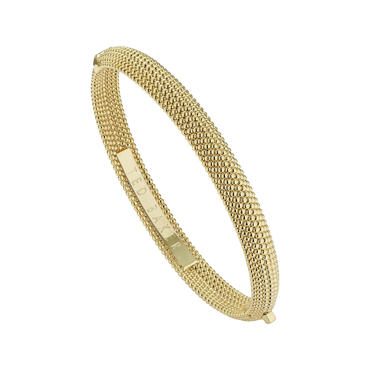 ted baker dotett: dotty bangle bracelet gold tone