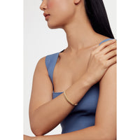 ted baker dotett: dotty bangle bracelet gold tone