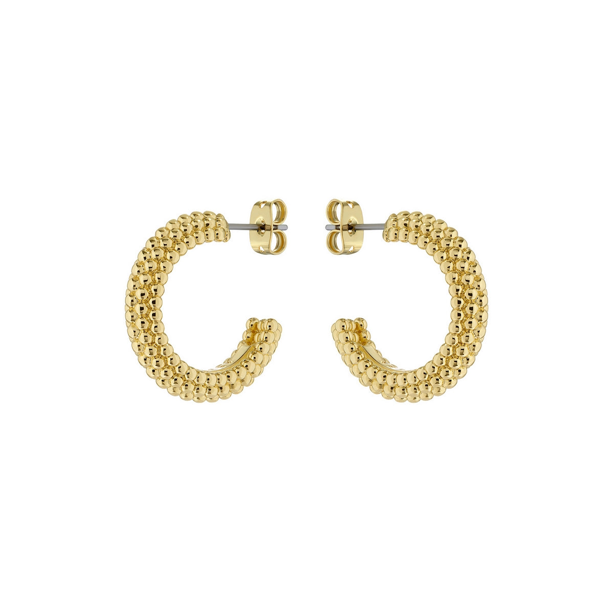 ted baker dotetta: dotty hoop earrings gold tone