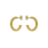 ted baker dotetta: dotty hoop earrings gold tone