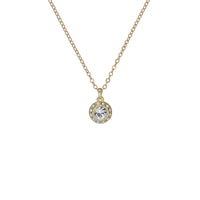 ted baker soltell: solitaire sparkle crystal pendant necklace gold tone, clear crystal