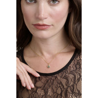 ted baker soltell: solitaire sparkle crystal pendant necklace gold tone black dianond crystal