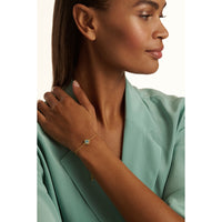 ted baker soleta: solitaire sparkle crystal adjustable bracelet gold tone