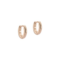 ted baker crisete: logo hoop 10mm earrings rose gold tone