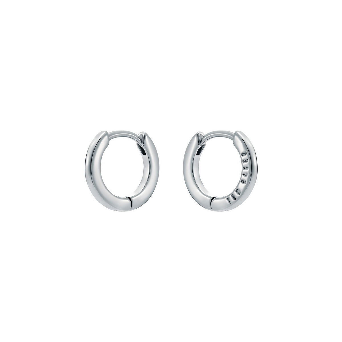 ted baker crislie logo 12mm hoop earring