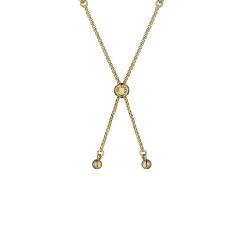 ted baker isela: crystal baguette slinky adjustable bracelet gold tone, clear crystal