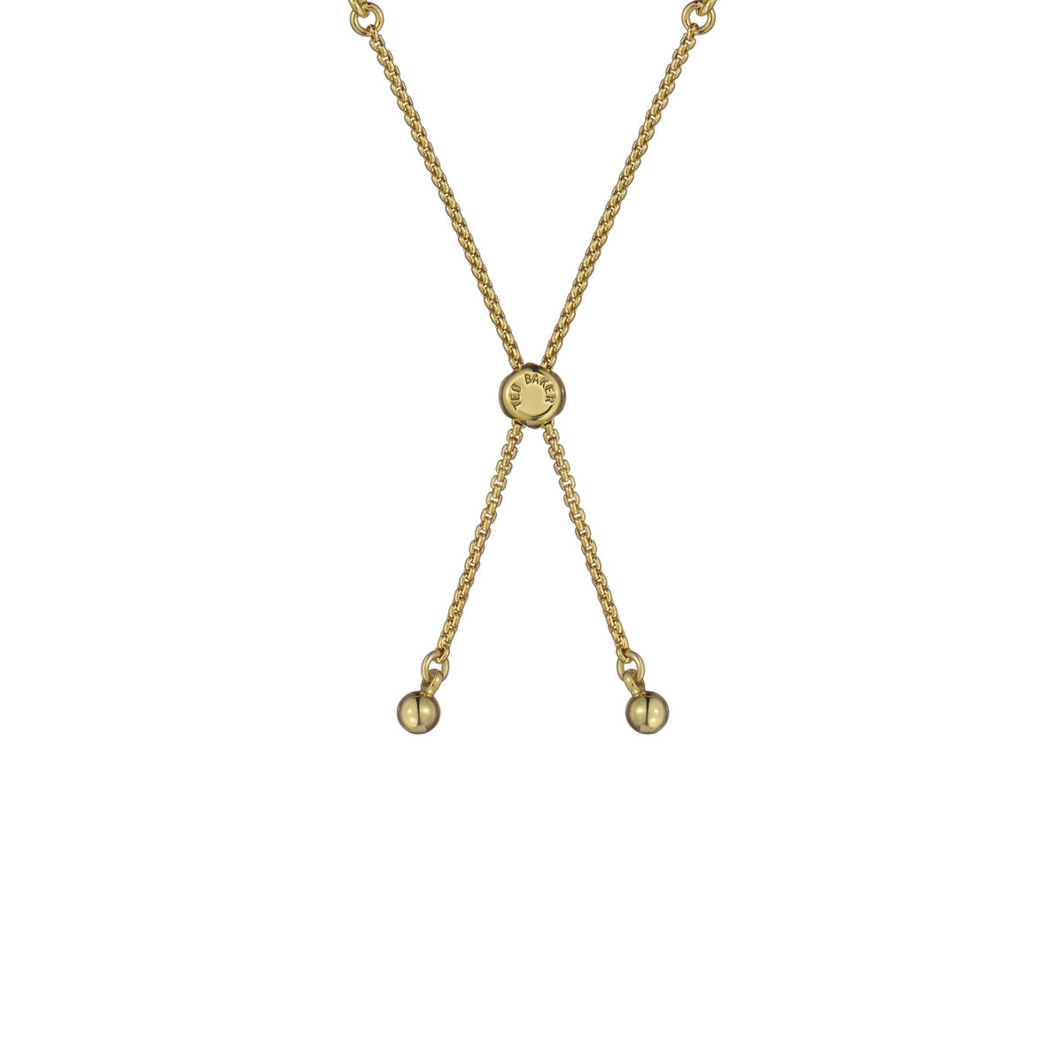 ted baker isela: crystal baguette slinky adjustable bracelet gold tone, pink crystal