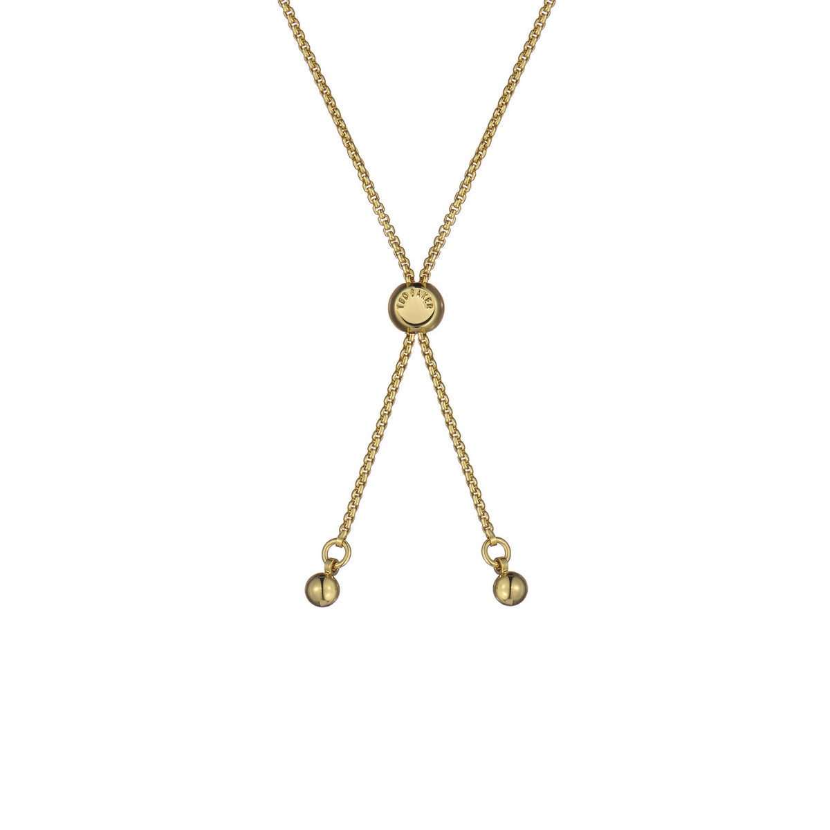 ted baker pelra: pebble stone adjustable bracelet gold tone, pink