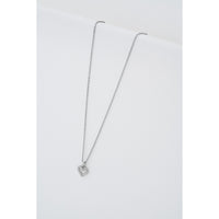 ted baker amore: crystal halo heart pendant necklace, silver tone, clear crystal