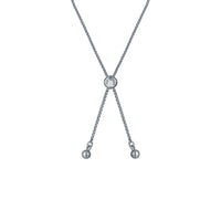 ted baker amorita: crystal halo heart adjustable bracelet , silver tone, clear crystal