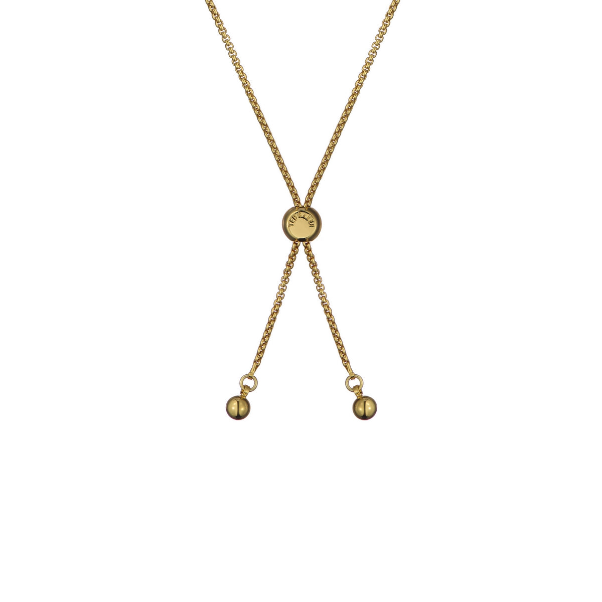 ted baker molina: monogram crystal adjustable bracelet gold tone