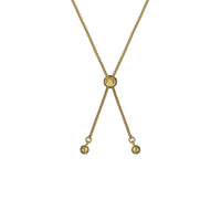 ted baker fallon: faceted stone heart adjustable bracelet gold tone