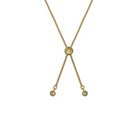 ted baker fallon: faceted stone heart adjustable bracelet gold tone