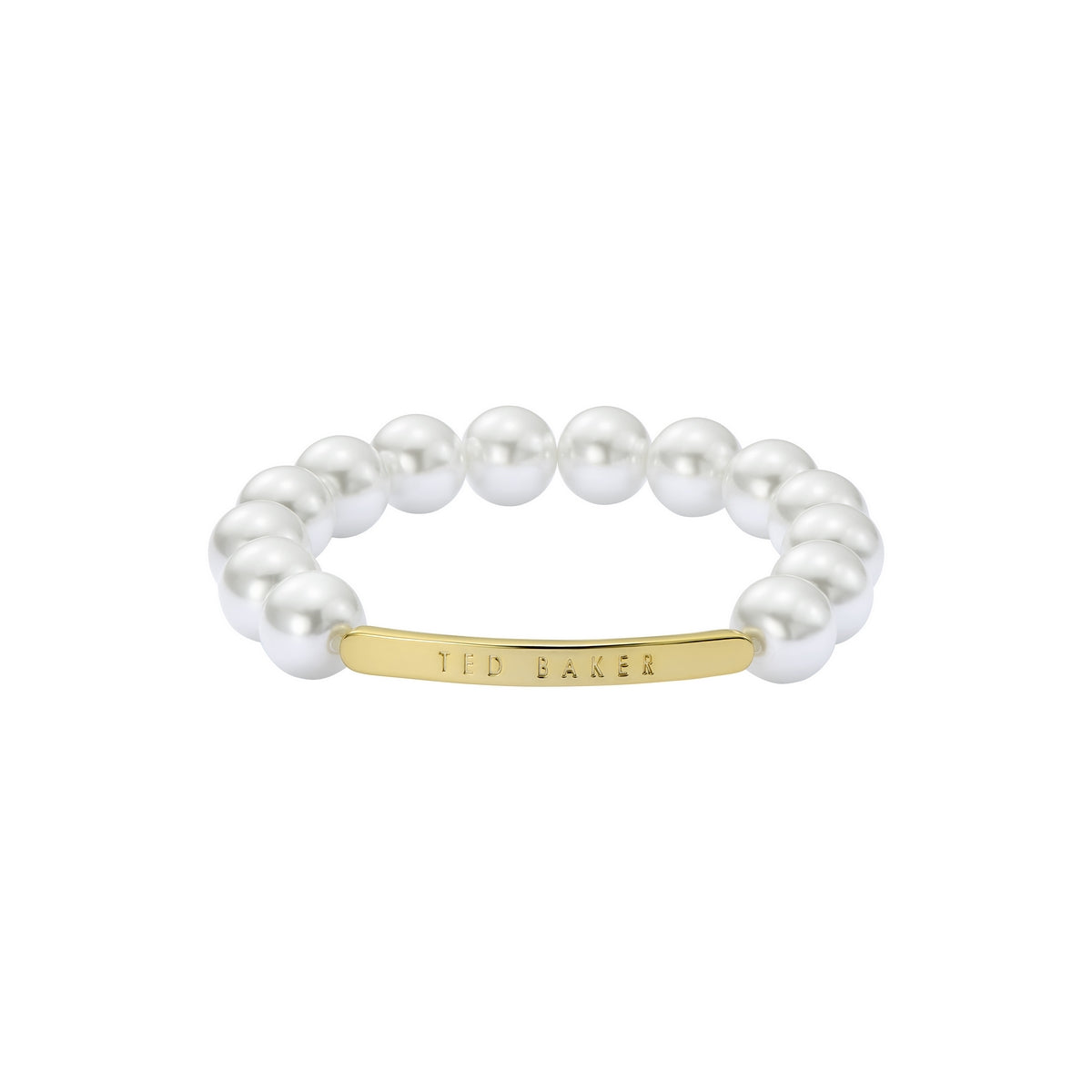 ted baker beadie: baker bead adjustable bracelet gold tone