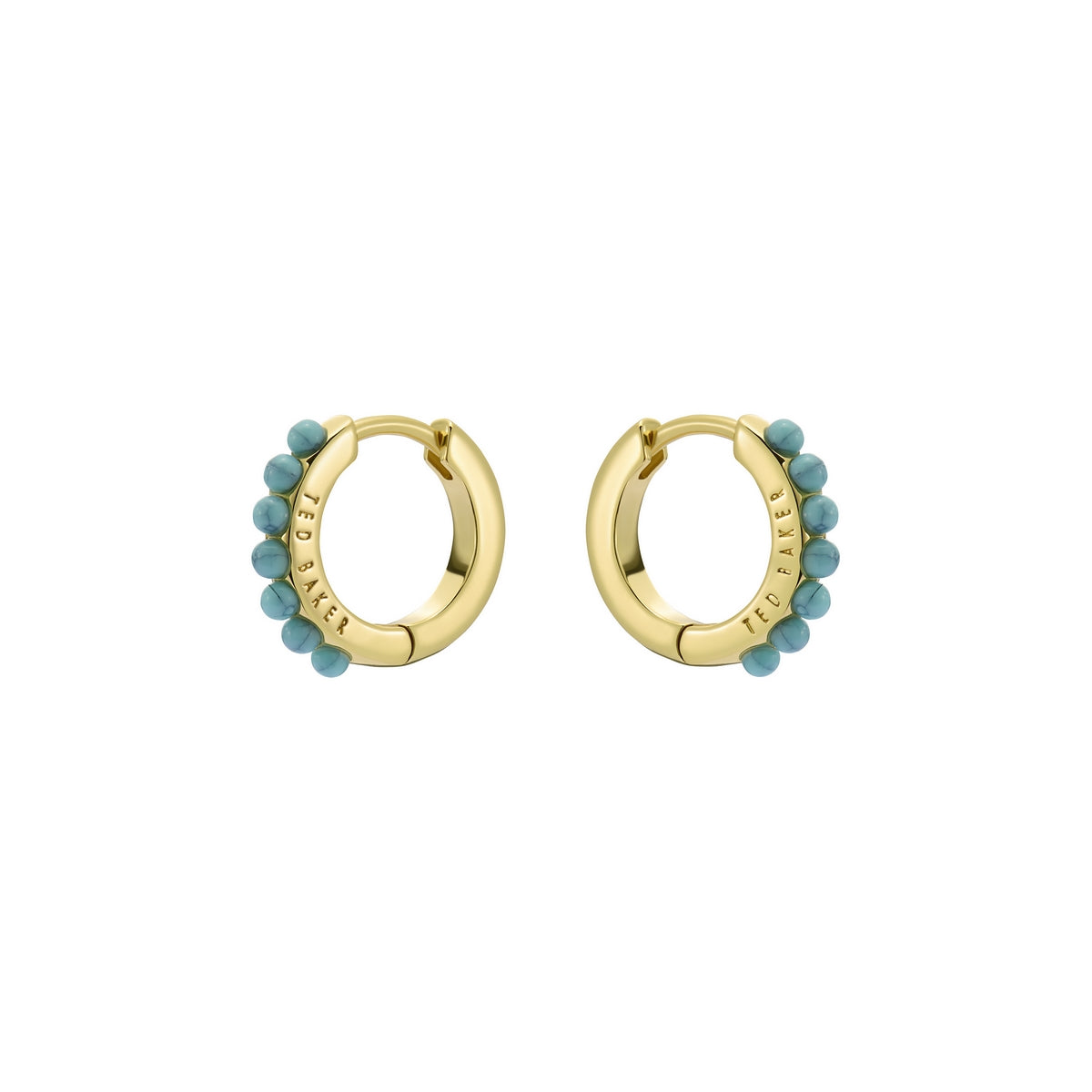 ted baker persia: turquoise huggie earrings