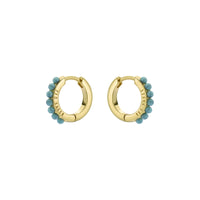 ted baker persia: turquoise huggie earrings