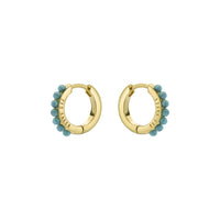 ted baker persia: turquoise huggie earrings