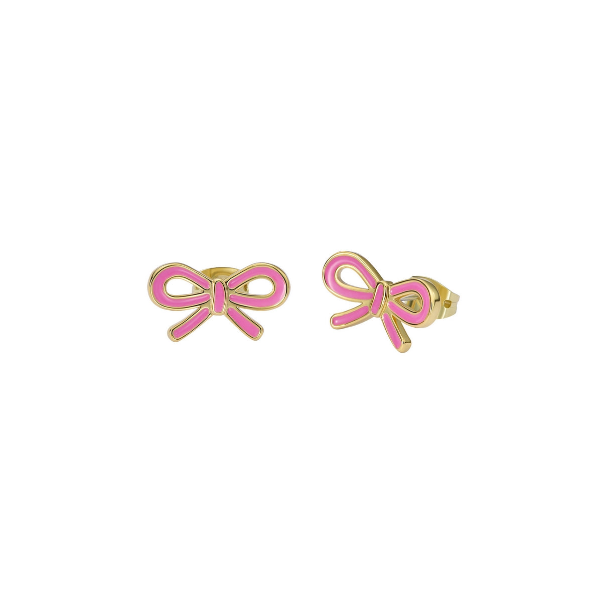 ted baker bowie: tie bow enamel stud earrings