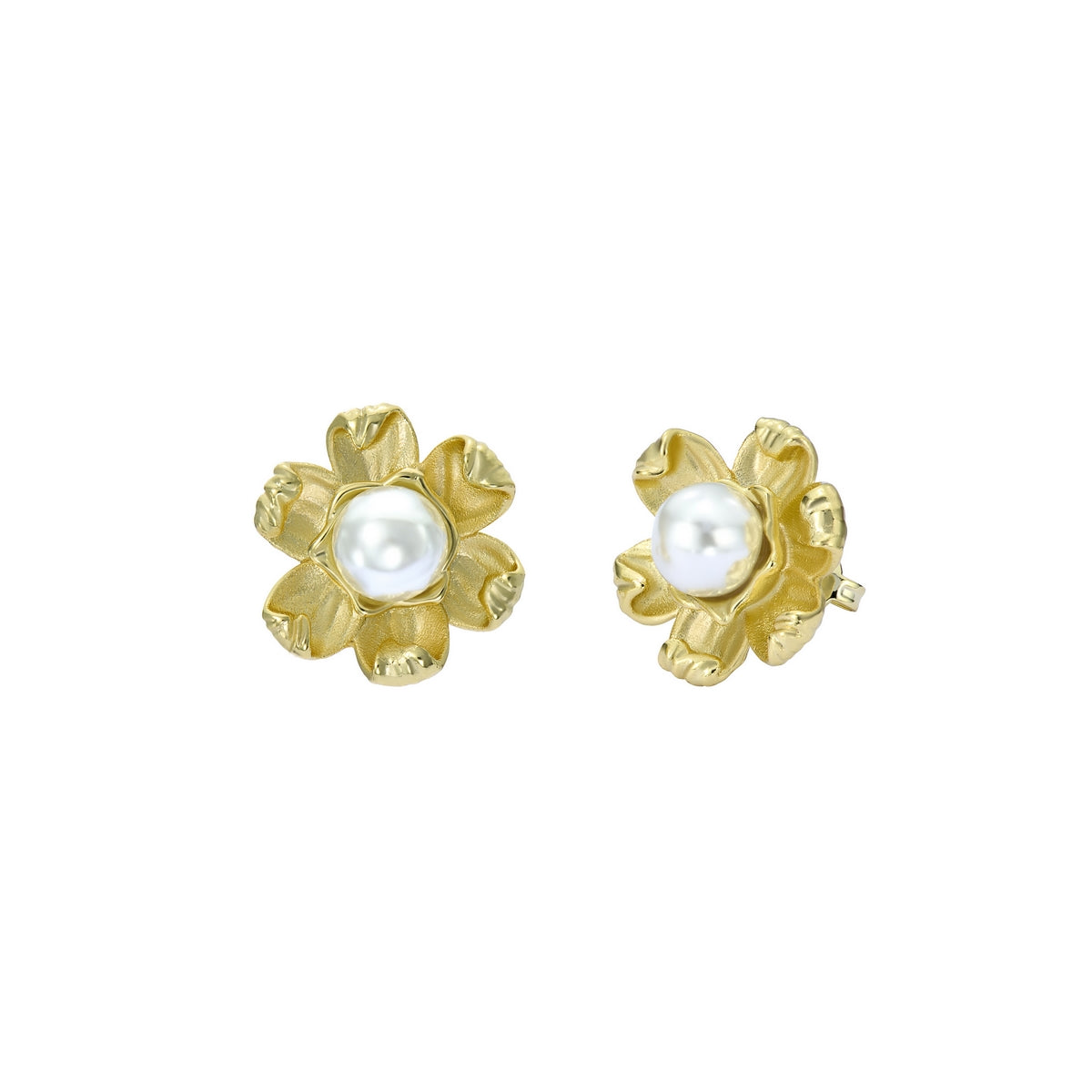 ted baker dara: daisy pearl gold tone stud earrings