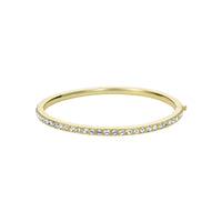 ted baker claudia: narrow crystal gold tone hinged bangle bracelet