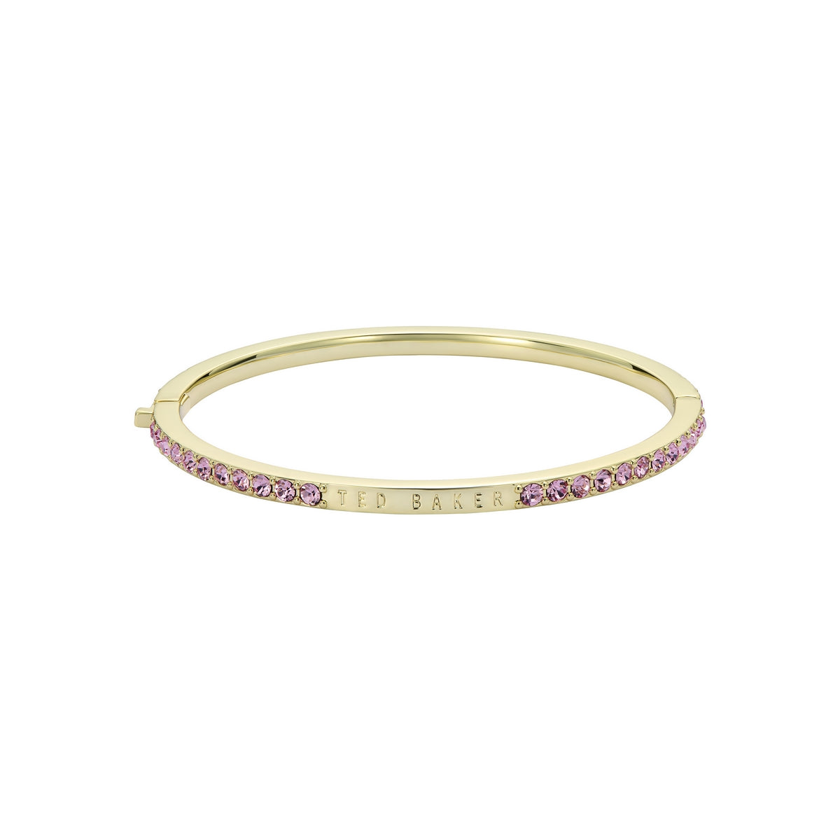 ted baker claudia: narrow crystal hinged bangle bracelet�