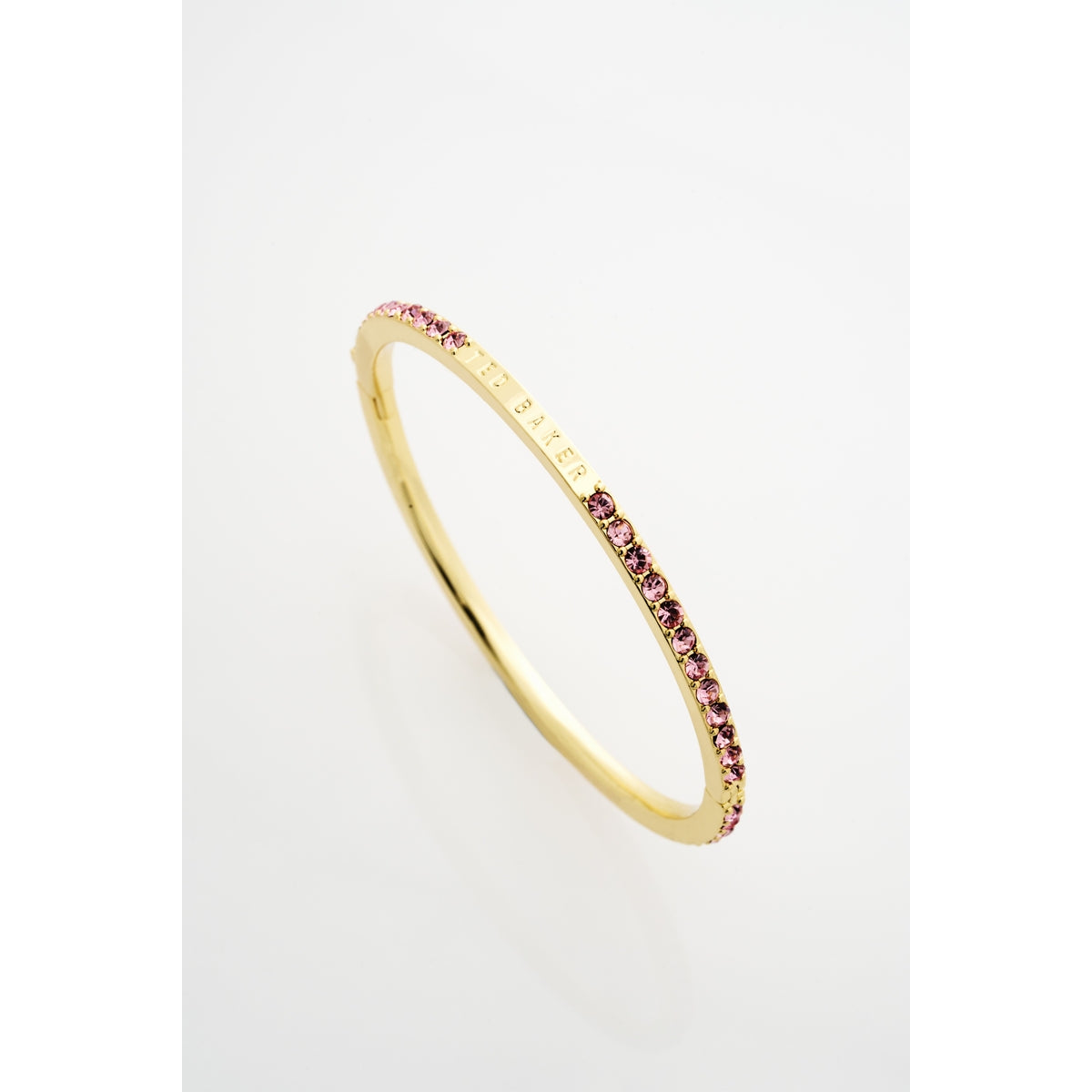 ted baker claudia: narrow crystal hinged bangle bracelet�