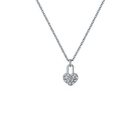 ted baker paige: pave crystal padlock pendant necklace silver tone clear crystal