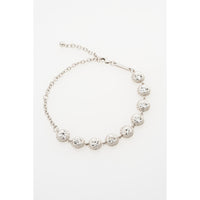 ted baker solace: solitaire sparkle crystal adjustable bracelet silver tone clear crystal