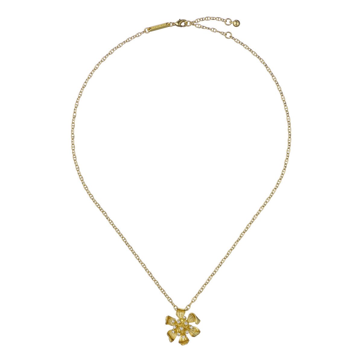 ted baker furina: furled flower pendant necklace