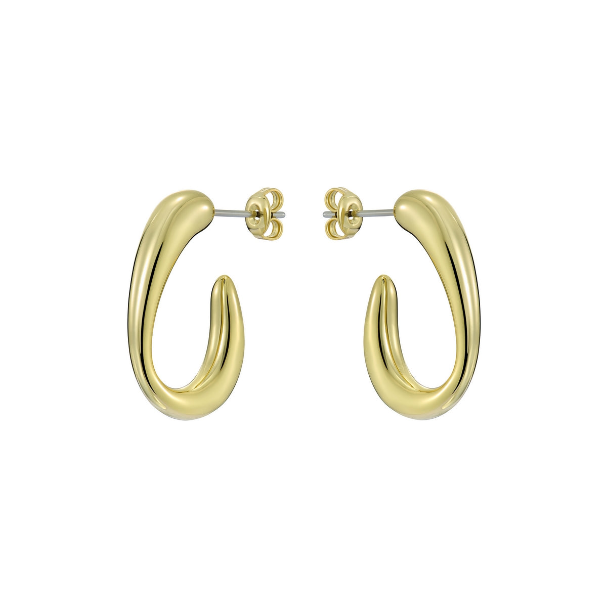 ted baker corie: contour hoop earrings