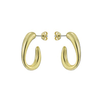 ted baker corie: contour hoop earrings