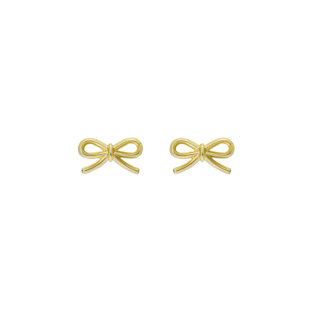 ted baker brooke: mini metal bow stud earrings