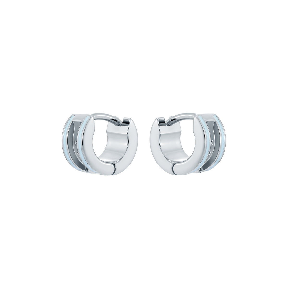 ted baker rolo: classic colour enamel roll huggie earrings