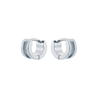 ted baker rolo: classic colour enamel roll huggie earrings