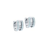 ted baker rolo: classic colour enamel roll huggie earrings