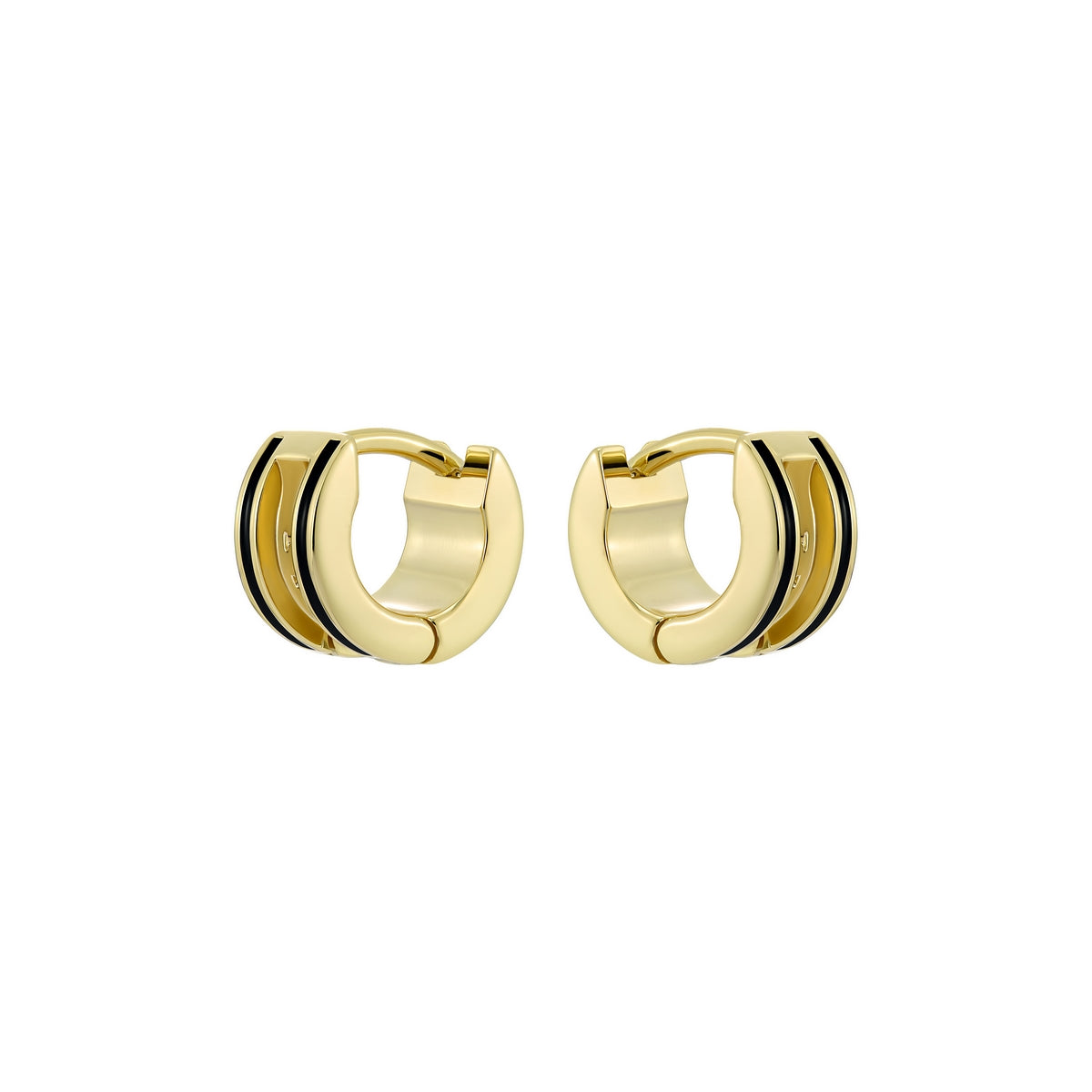 ted baker rolo: classic colour enamel roll huggie earrings