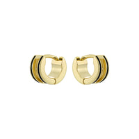 ted baker rolo: classic colour enamel roll huggie earrings