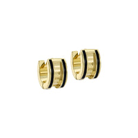 ted baker rolo: classic colour enamel roll huggie earrings